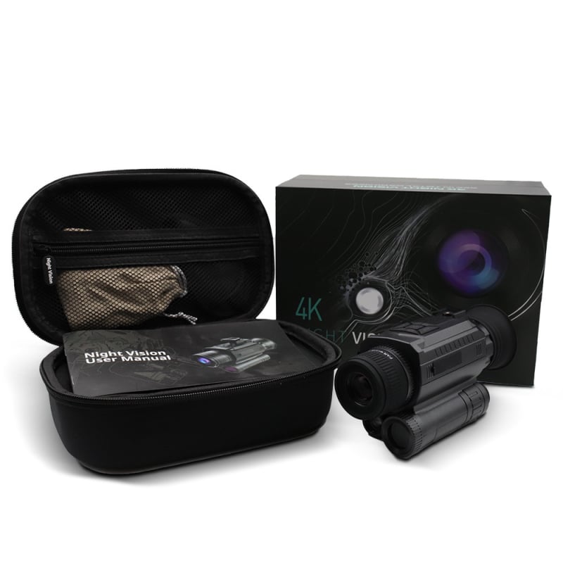 Μονόφθαλμο νυχτερινό οπτικό όργανο με υπέρυθρο φωτισμό, μεγέθυνση 6x–10x, 25mm αντικειμενικός φακός, απόσταση θέασης 600m, βάρος 340 g