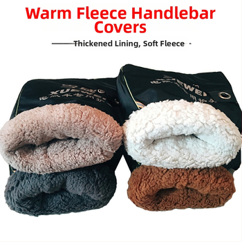 Meleg fogantyúvédő, Xuewei, lovagi kesztyű-stílus, anyag: esőálló vászon