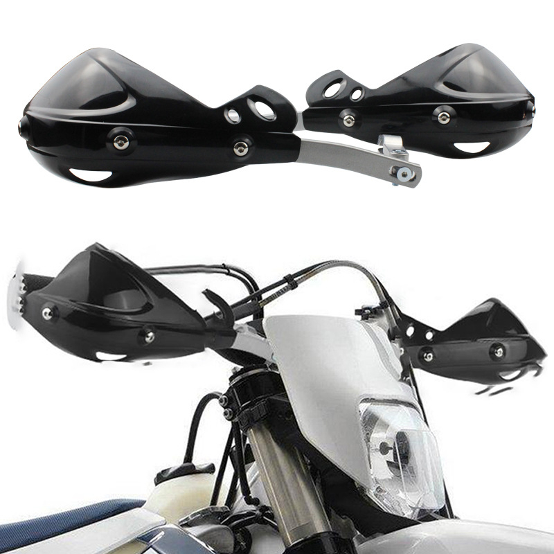 Προστατευτικό χεριού μοτοσικλέτας, τιμόνι 22 mm, προσαρμόσιμο προστατευτικό εξοπλισμό σε στυλ ιπποτικό, από πλαστικό και αλουμίνιο