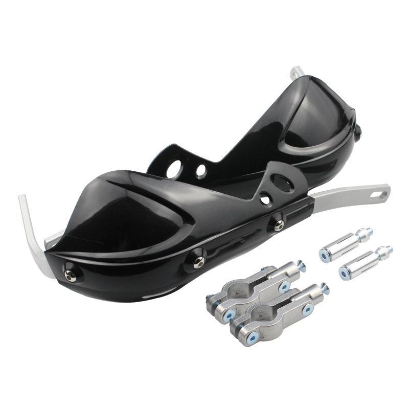 Προστατευτικό χεριού μοτοσικλέτας, τιμόνι 22 mm, προσαρμόσιμο προστατευτικό εξοπλισμό σε στυλ ιπποτικό, από πλαστικό και αλουμίνιο