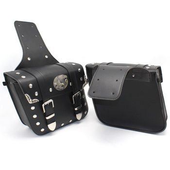 Τσάντα για μοτοσικλέτα — PU δέρμα, Knight Pack στυλ, Σειρά Fire