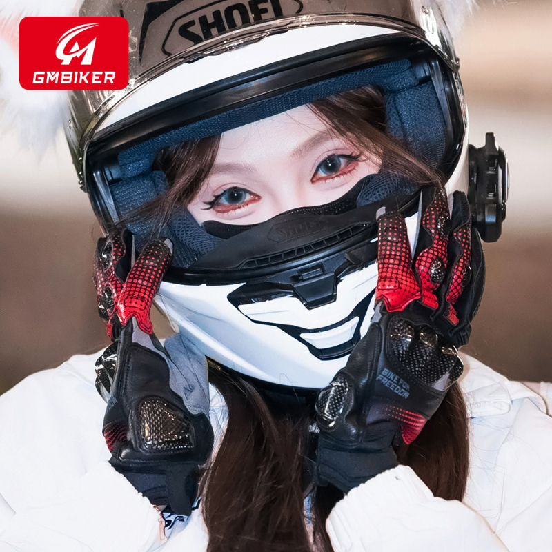 GMBIKER γάντια μοτοσικλέτας από κατσικίσιο δέρμα, στυλ ιππότης