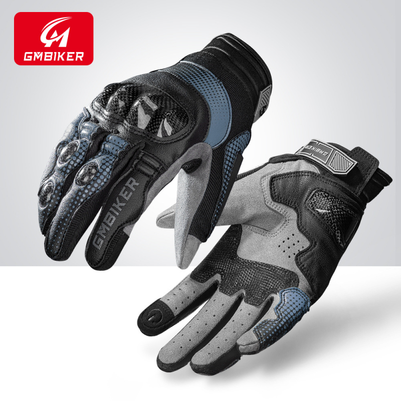 GMBIKER γάντια μοτοσικλέτας από κατσικίσιο δέρμα, στυλ ιππότης