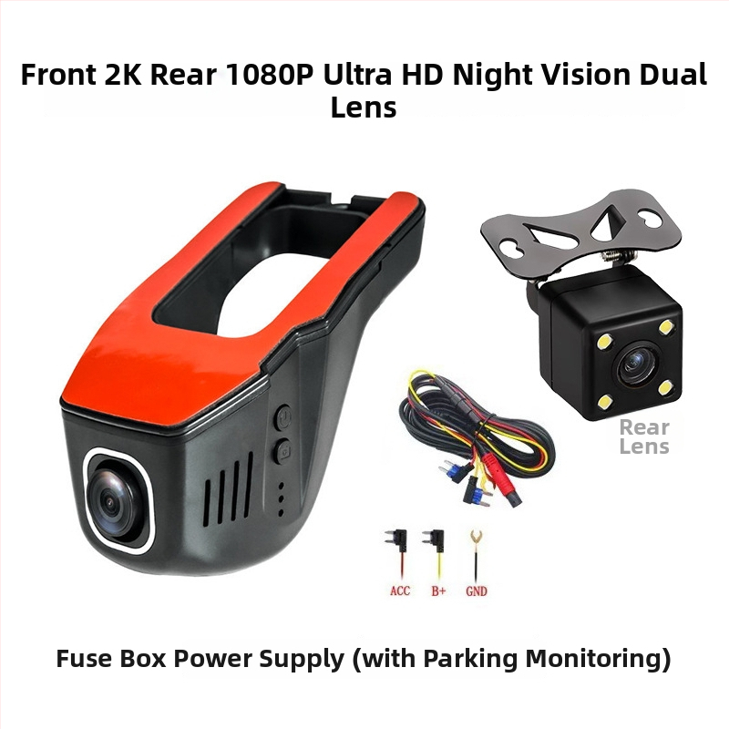 Dvojobjektív palubná kamera, 1080p, 170° široký uhol, WiFi, monitorovanie parkovania