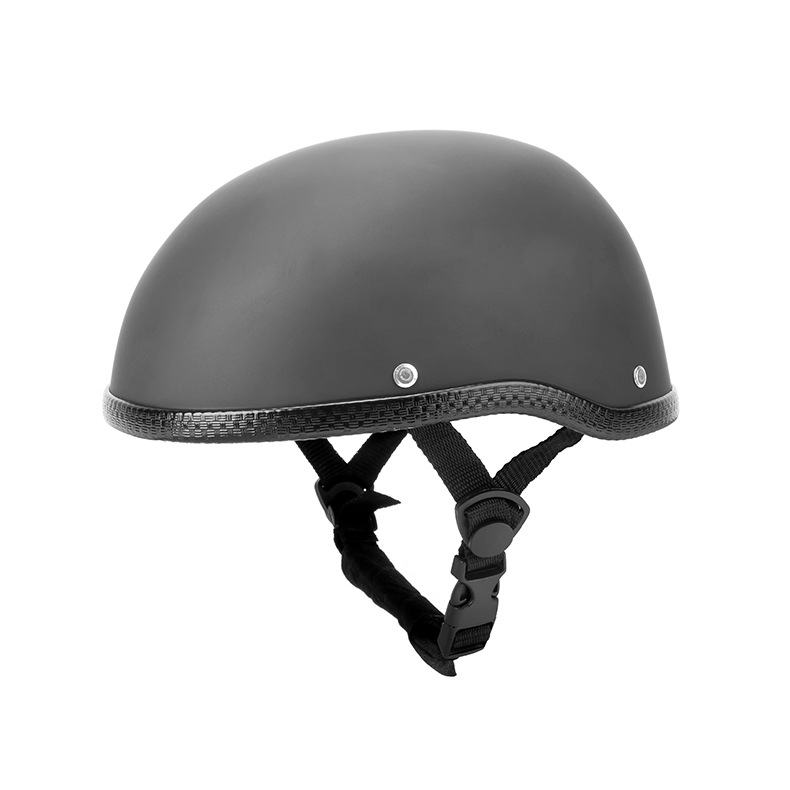 JS Retro Harley-stílusú fél sisak - uniszex, minden szezonban, PVC/ABS/hab, elektromos motorkerékpárhoz