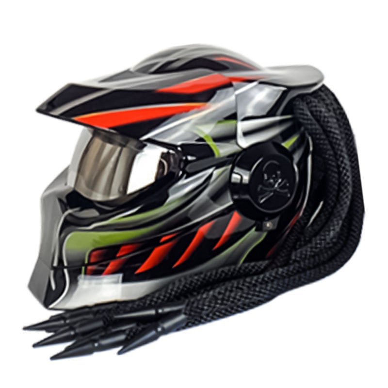 Cască de motocicletă cu față completă – ABS, brand HNJ, pentru adulți, potrivită pentru toate anotimpurile