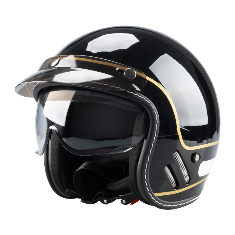 Evo 3/4 sisak motorkerékpárhoz - ABS, egész szezonos, megfelelő motorkerékpárok és elektromos robogók számára, 3C tanúsított (kód: 2025091105021949)