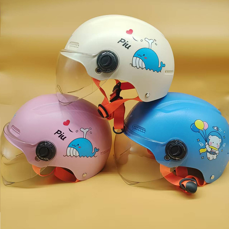 Gyerekeknek szánt ABS fél sisak, 3C tanúsítvány, elektromos járművekhez, közlekedésre