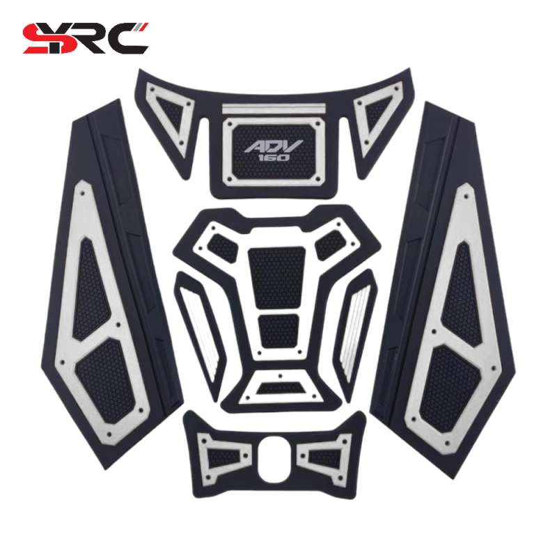 Σετ αυτοκόλλητων Honda ADV160 (2022–2024): καουτσούκ διακοσμητικά αυτοκόλλητα, κάλυμμα πεταλιού, προστασία δεξαμενής καυσίμου