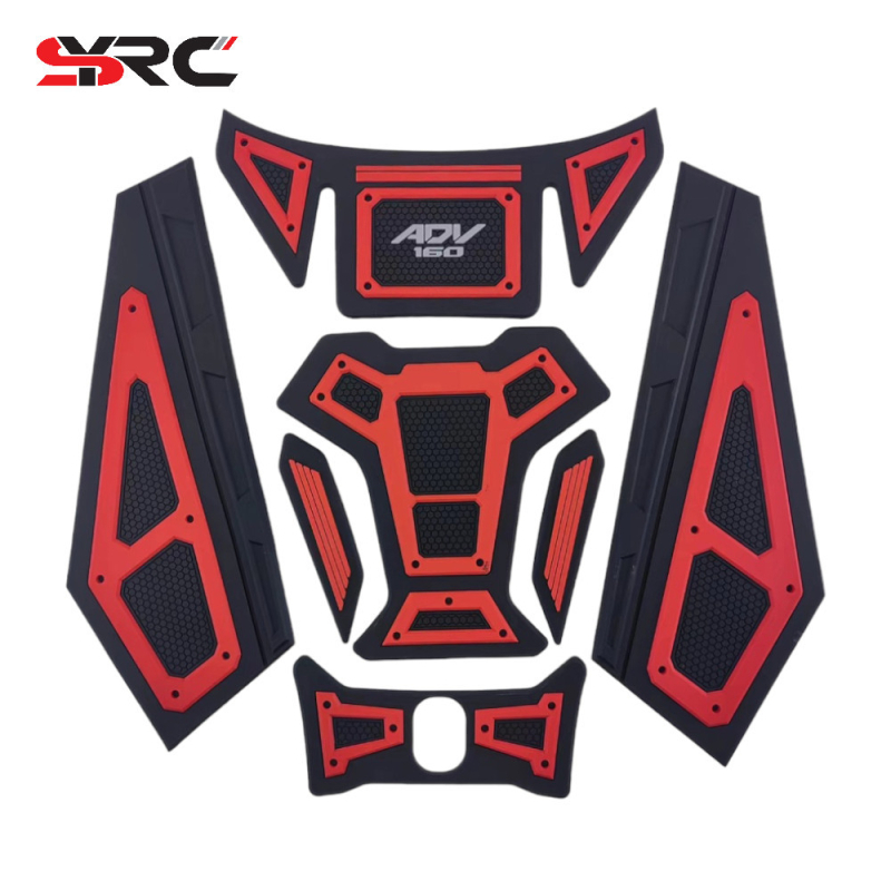 Σετ αυτοκόλλητων Honda ADV160 (2022–2024): καουτσούκ διακοσμητικά αυτοκόλλητα, κάλυμμα πεταλιού, προστασία δεξαμενής καυσίμου