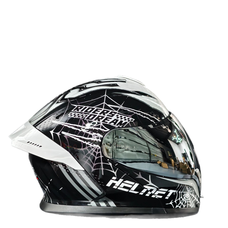 Kbi motorkerékpár sisak, műanyag anyag, jogosult magánmárka