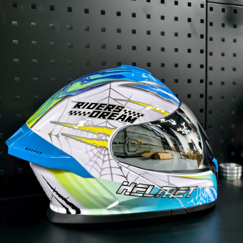 Kbi motorkerékpár sisak, műanyag anyag, jogosult magánmárka