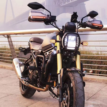 Motorkerékpár kormányvédő burkolat, univerzális kompatibilitás, PP/PC anyag