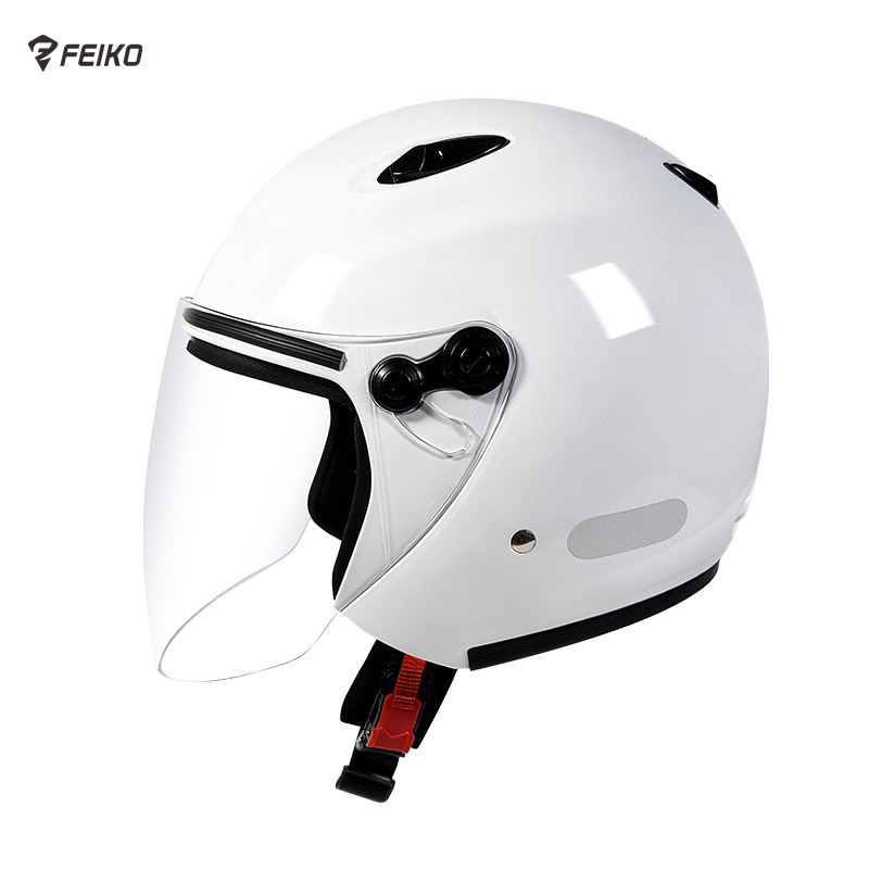 Feiko κράνος μοτοσικλέτας 3/4 - υλικό ABS, για ενήλικες, για μοτοσικλέτες, πιστοποιημένο 3C (κωδικός 2024011105603633)