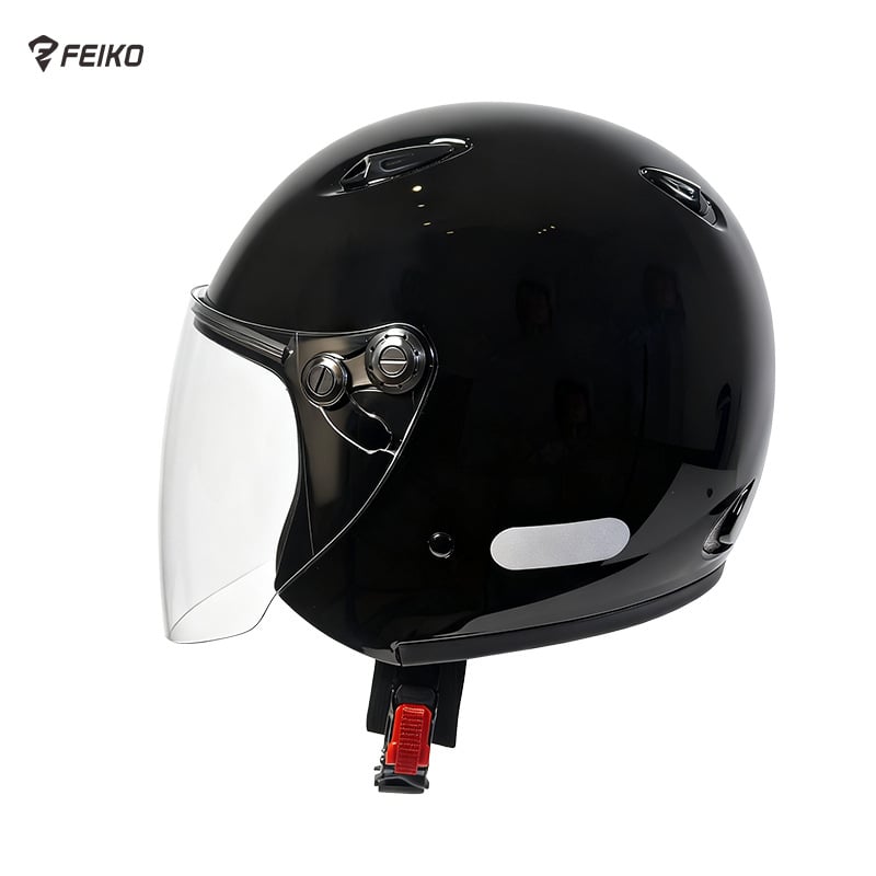 Feiko κράνος μοτοσικλέτας 3/4 - υλικό ABS, για ενήλικες, για μοτοσικλέτες, πιστοποιημένο 3C (κωδικός 2024011105603633)