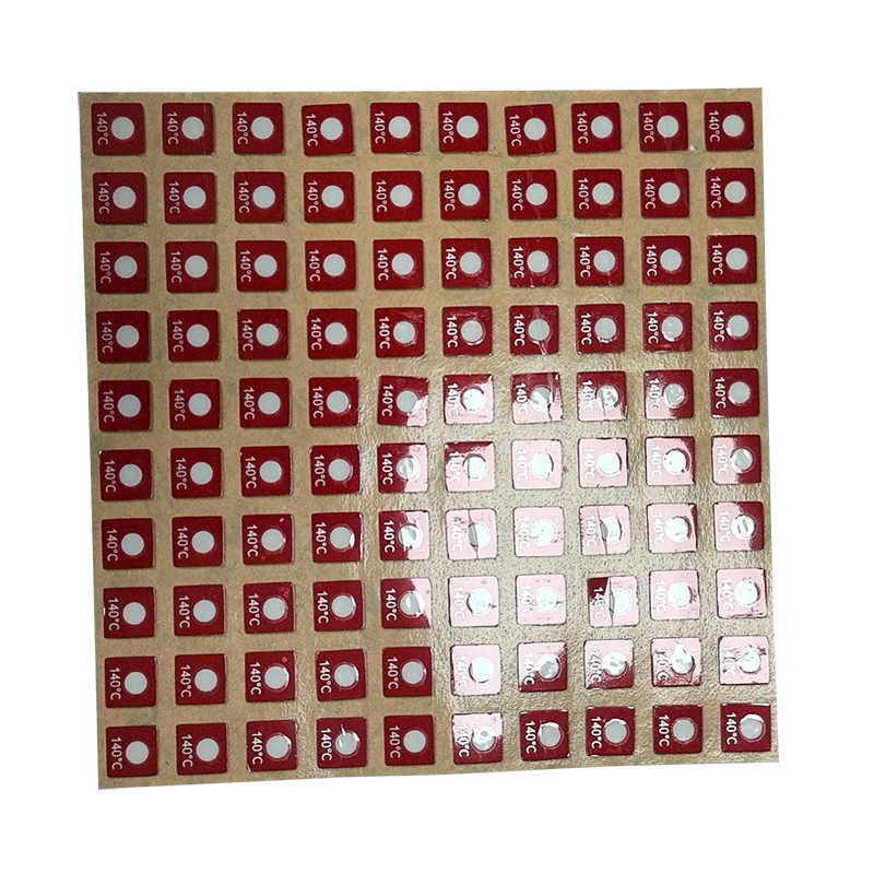 HQ serija reverzibilnih infracrvenih etiketa za temperaturu za hladnjak, etikete za temperaturu, kartice za prikaz termometra, prilagodljive, rezolucija temperature 110, kutija 1200 kom