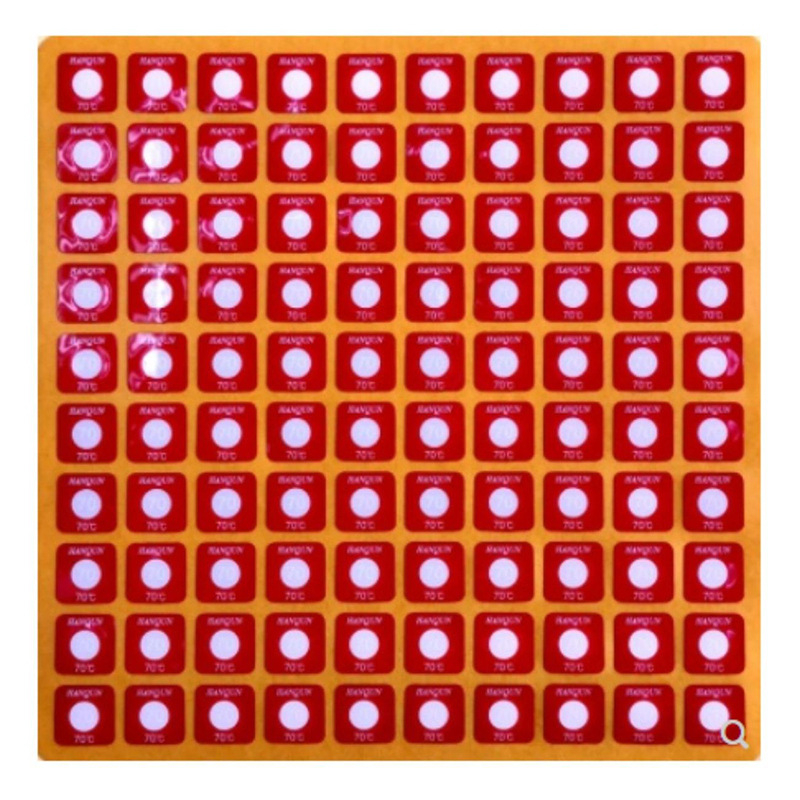 HQ serija reverzibilnih infracrvenih etiketa za temperaturu za hladnjak, etikete za temperaturu, kartice za prikaz termometra, prilagodljive, rezolucija temperature 110, kutija 1200 kom