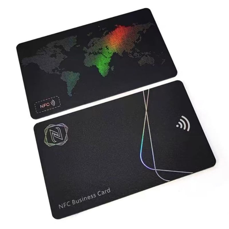 NFC/RFID viedā vizītkarte, bezkontakta, 144 baitu glabāšana, 100000 dzēšanas ciklu, darba temperatūra -25°C līdz 75°C
