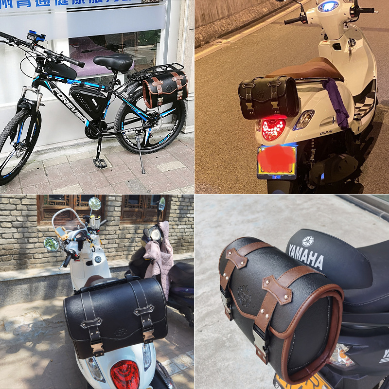 Geantă pentru spatele scuterului/motocicletei — material EVA, stil Knight, marcă Chuangyi