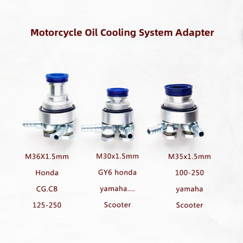 Adapter za uljni hladnjak motocikla za Gy6 motore, križni nosač CG CB125 150 200 250
