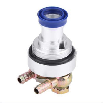 Adaptor pentru răcire a uleiului la motocicletă, conector din aliaj de aluminiu, model 1, personalizabil