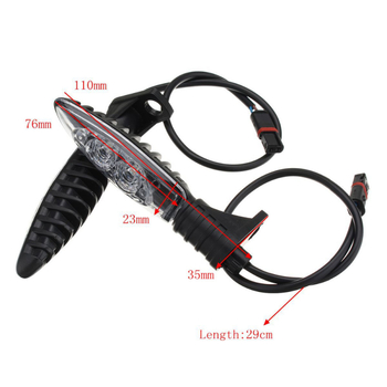 Semnalizatoare LED pentru motocicletă pentru BMW R1200/F800/F650GS/F700GS — față și spate, carcasă ABS, lentilă PC