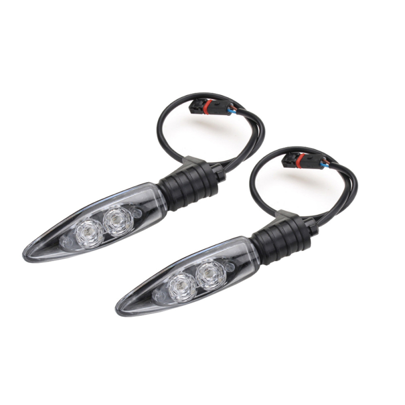 Semnalizatoare LED pentru motocicletă pentru BMW R1200/F800/F650GS/F700GS — față și spate, carcasă ABS, lentilă PC