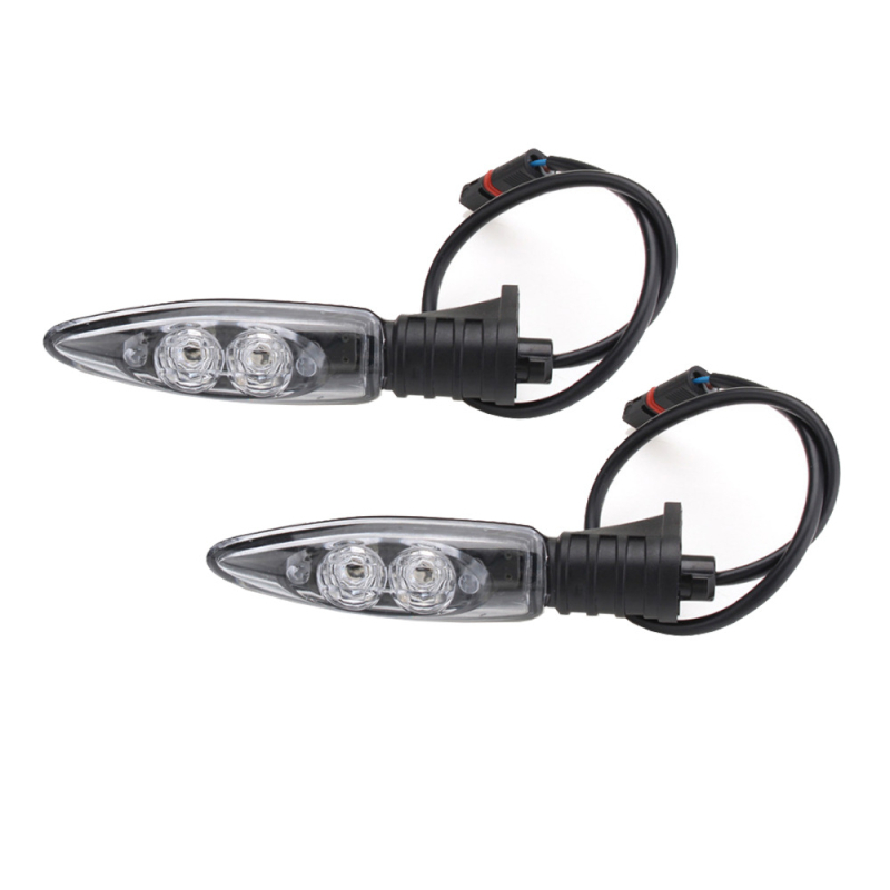Semnalizatoare LED pentru motocicletă pentru BMW R1200/F800/F650GS/F700GS — față și spate, carcasă ABS, lentilă PC