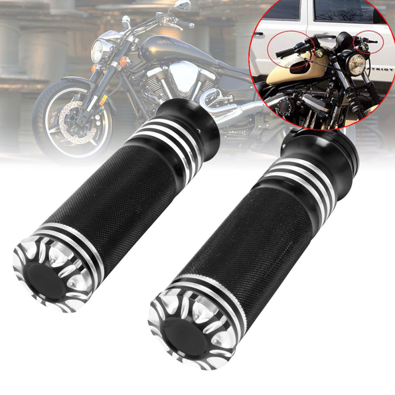 Harley retro kućište ručice upravljača - aluminij, brend cf, univerzalna kompatibilnost