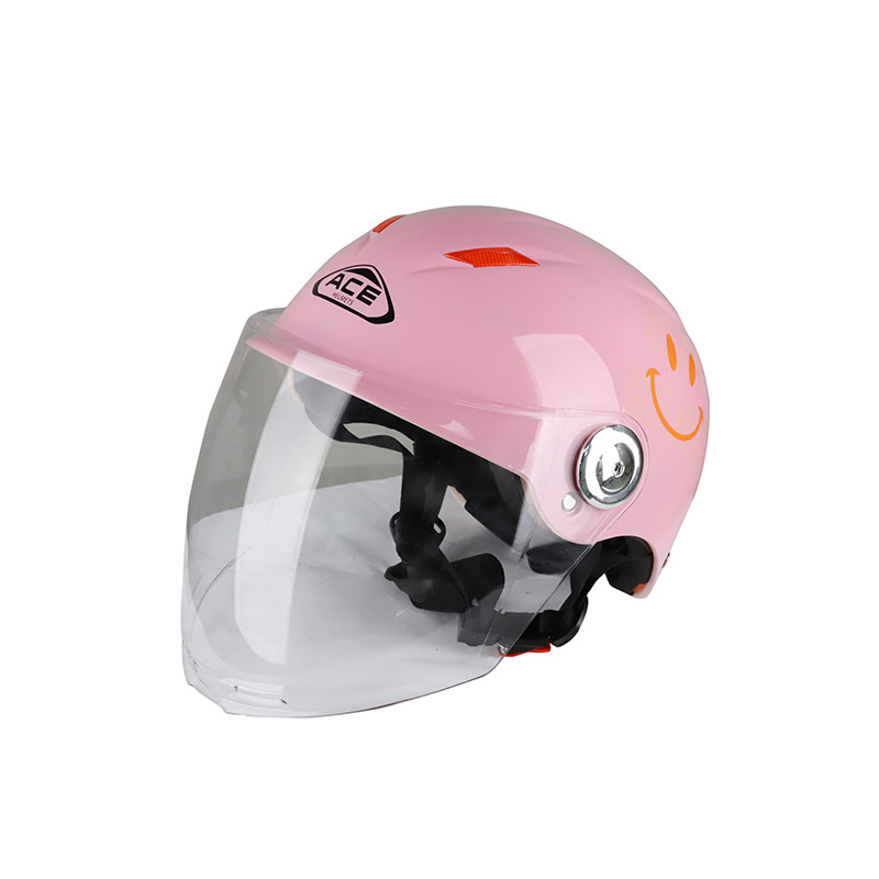 Cască jumătate pentru motocicletă electrică – ABS, certificat 3C, stil de vară, pentru navetă zilnică