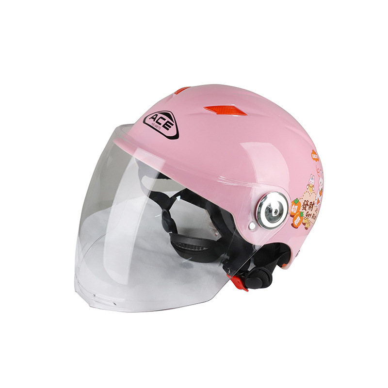 Cască jumătate pentru motocicletă electrică – ABS, certificat 3C, stil de vară, pentru navetă zilnică