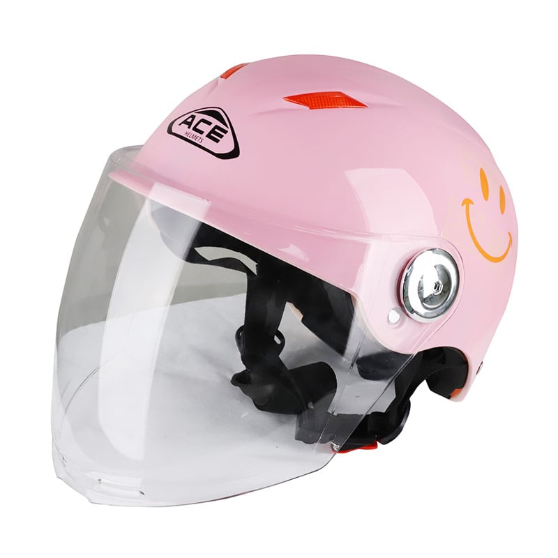 Cască jumătate pentru motocicletă electrică – ABS, certificat 3C, stil de vară, pentru navetă zilnică