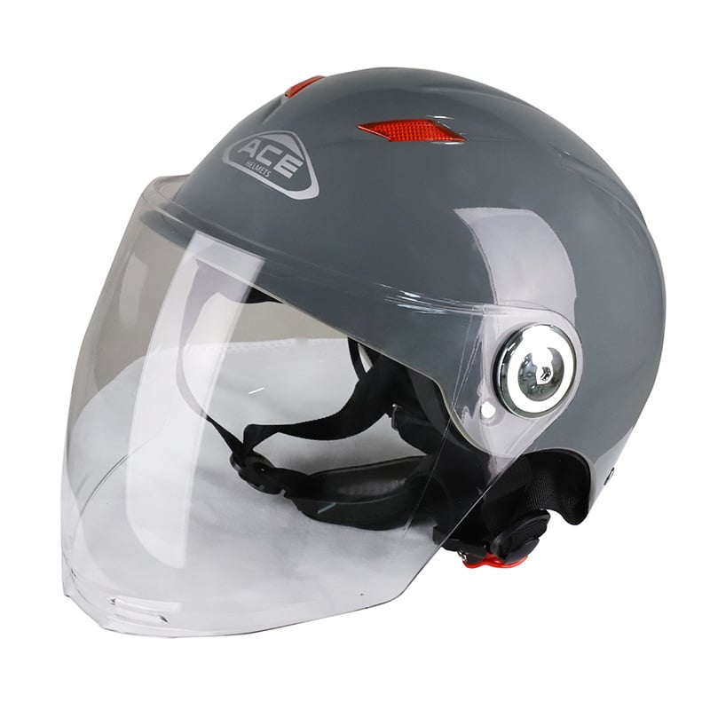 Cască jumătate pentru motocicletă electrică – ABS, certificat 3C, stil de vară, pentru navetă zilnică