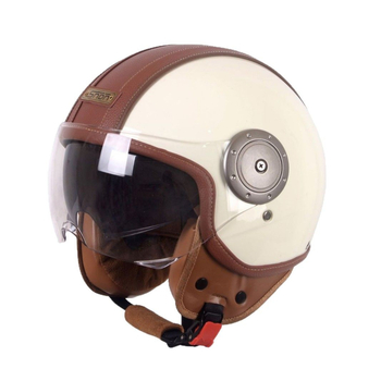 3C certificirana retro kaciga s dvostrukim vizirima za električna vozila i motocikle, 3/4 kućište, ABS, sve sezone, gradska vožnja