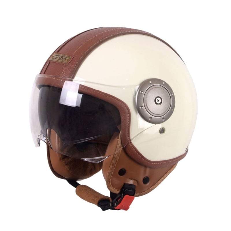 3C certificirana retro kaciga s dvostrukim vizirima za električna vozila i motocikle, 3/4 kućište, ABS, sve sezone, gradska vožnja