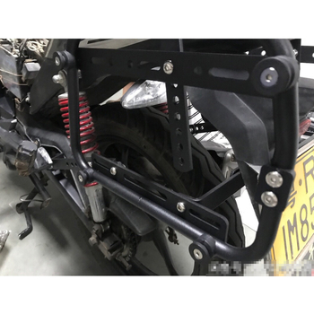 Univerzalni bočni nosač kutije za motocikl, SMOK MR-001, TPV materijal, univerzalne bočne torbe