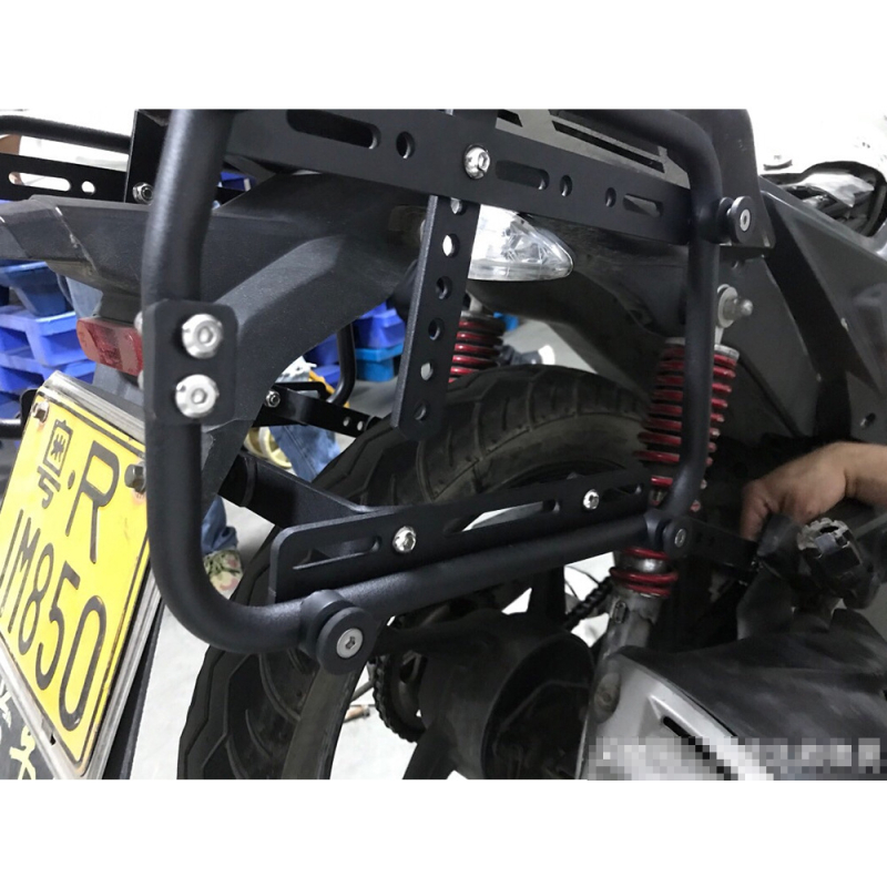 Univerzalni bočni nosač kutije za motocikl, SMOK MR-001, TPV materijal, univerzalne bočne torbe