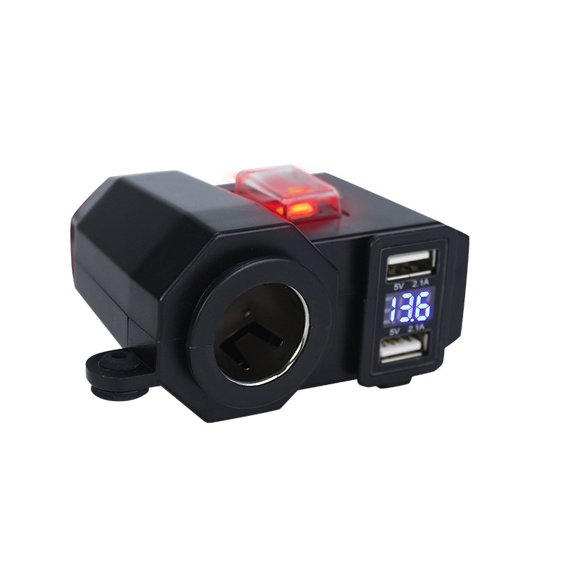 12V/24V USB punjač za motocikl i upaljač — vodootporan multifunkcionalni dodatak za motocikle, električna vozila i bicikle