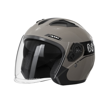 Kaciga za električni motocikl AXK, ABS, 3/4 stil, GB811-2022A, za odrasle
