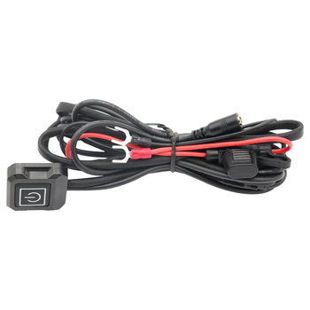 IZTOSS MP5434 Grijani poklopac ručice za motocikl 12V, Velcro zatvarač, IP67, kompatibilan s upravljačima 22–35mm