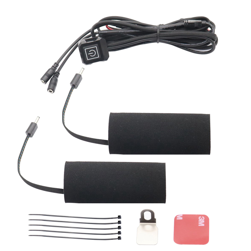 IZTOSS MP5434 Grijani poklopac ručice za motocikl 12V, Velcro zatvarač, IP67, kompatibilan s upravljačima 22–35mm