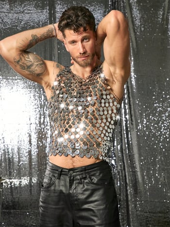 Vest koos rihmadega - tihe istuvus, ühtlane muster, nailonkangas, nailonist helmed, 2025 kevad, tänavune stiil