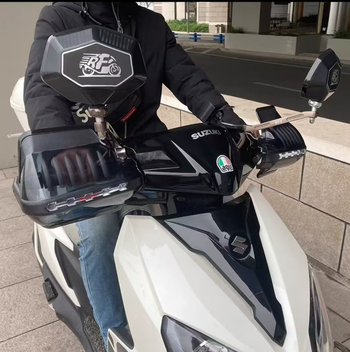 Zaštitnik za ruke motocikla, kompatibilan Suzuki UY125UU, univerzalna primjena, zaštita od pada, prošireno vjetrobransko staklo na upravljaču