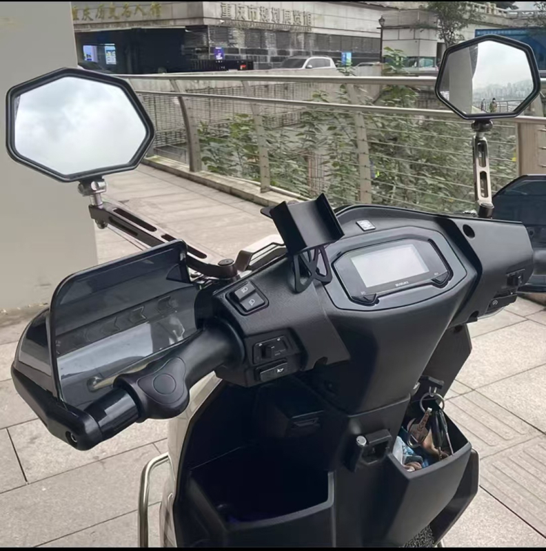 Zaštitnik za ruke motocikla, kompatibilan Suzuki UY125UU, univerzalna primjena, zaštita od pada, prošireno vjetrobransko staklo na upravljaču