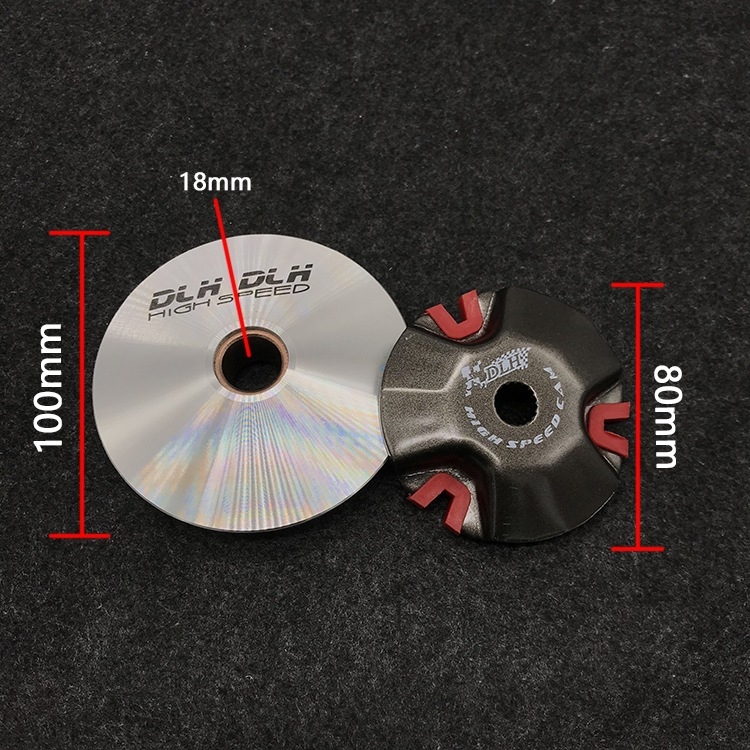 DLH prednja remenica spojke Jog50 Yinsha ZR uz Puli bead size spring i Puli disc