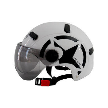 Motorkerékpár fél sisak - Anti-fog, Négy évszak, PP héj, The Emperor Wolf, 3C tanúsítvány 2023011105554538