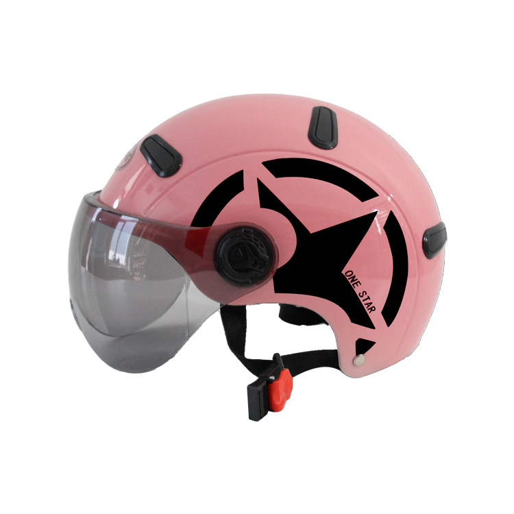 Motorkerékpár fél sisak - Anti-fog, Négy évszak, PP héj, The Emperor Wolf, 3C tanúsítvány 2023011105554538