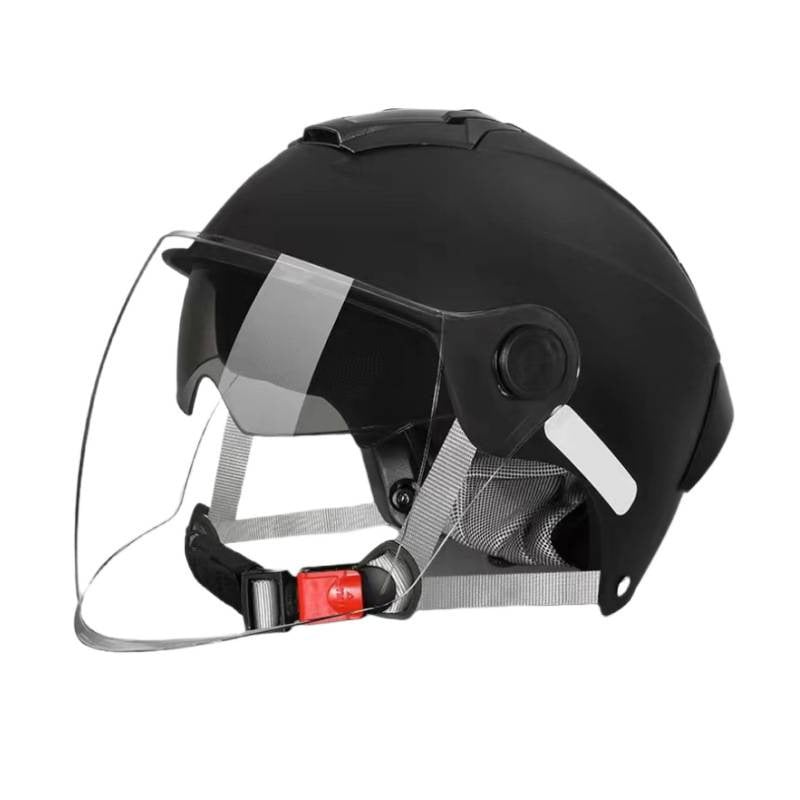 Cască pentru vehicule electrice, cu vizor dublu, respirabilă, unisex, protecție solară de vară, siguranță pe tot sezonul