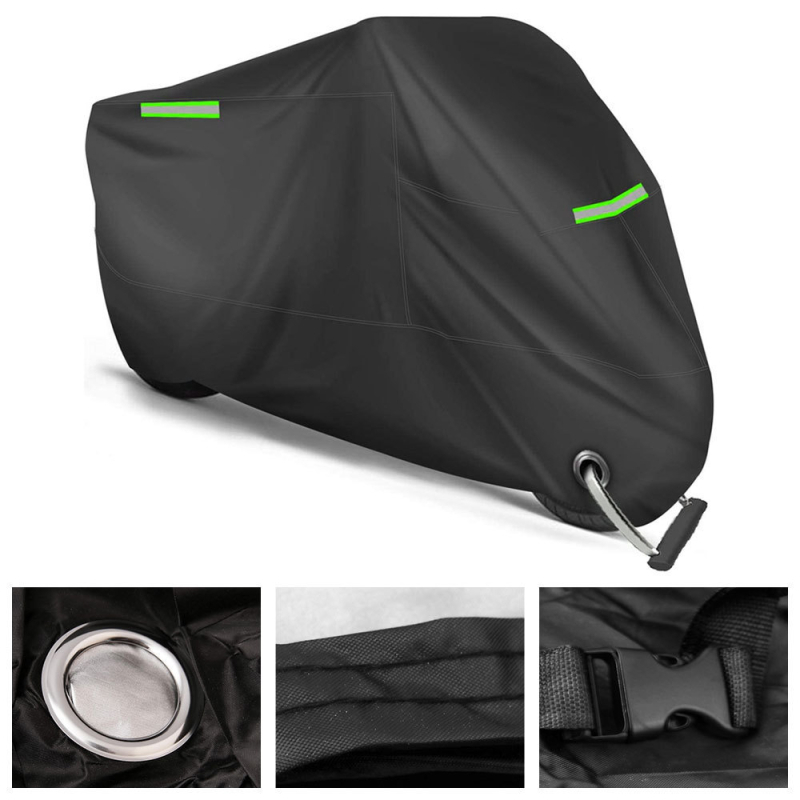 Poklopac za motocikl, univerzalni za sve sezone, MB-FMC001-BK, Intercar Beauty, pogodan za motocikle