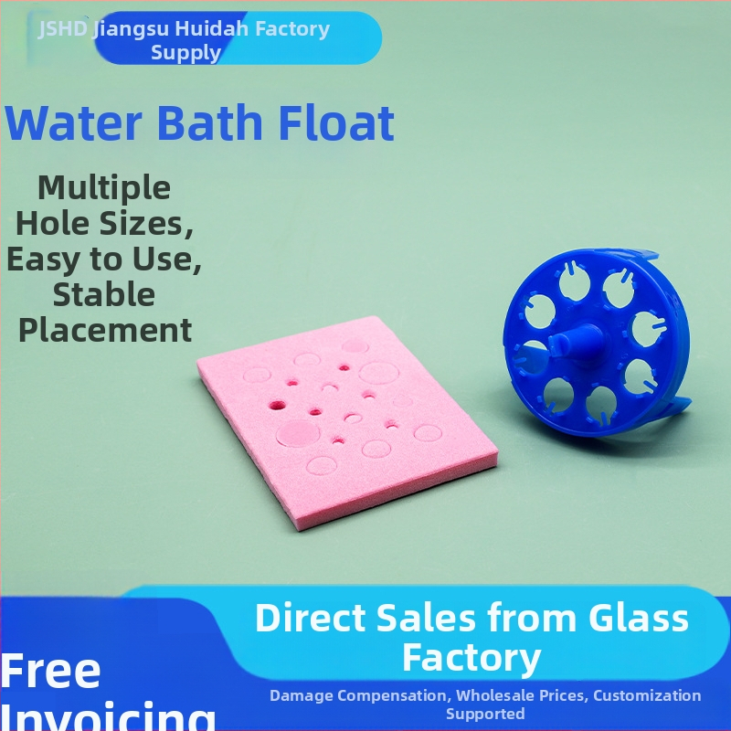 Laboratórna plávajúca doska z peny pre vodný kúpeľ – kruhová alebo štvorcová, 8/16/18/20 otvorov, plast/pena